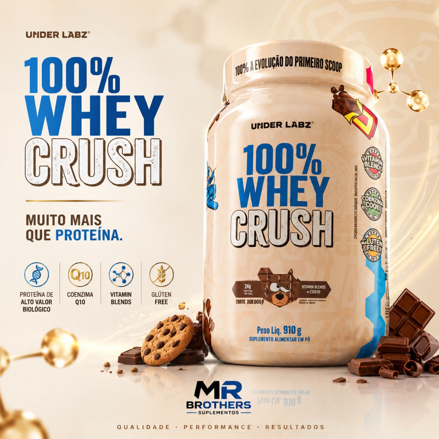 100% WHEY CRUSH - Under Labz 900g