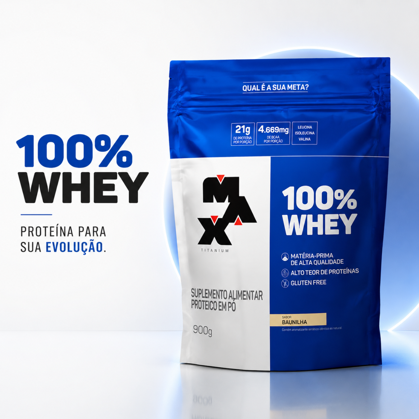 100% WHEY - MAX TITANIUM 900g