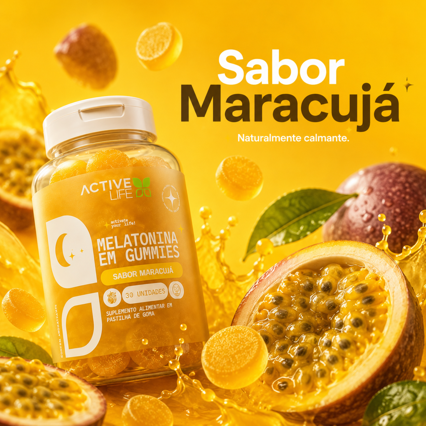 Melatonina em GUMMIES | 30 UNI. ACTIVE LIFE