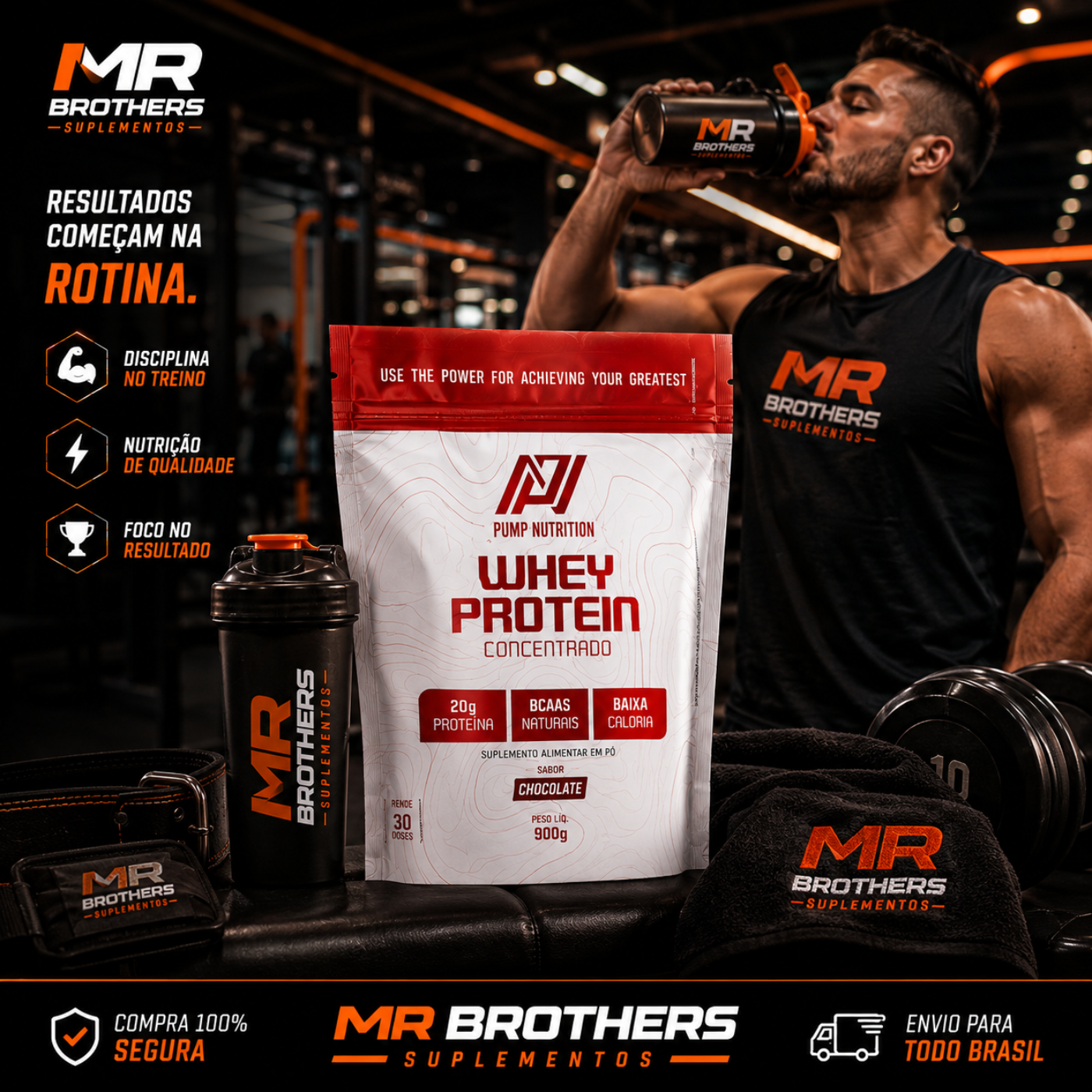 Whey Protein Concentrado | PUMP NUTRITION 900g
